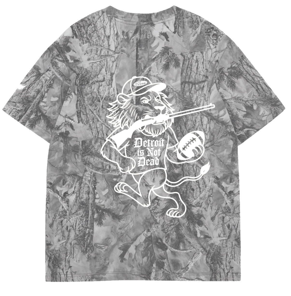 VINTAGE GREY WOOD CAMO TEE