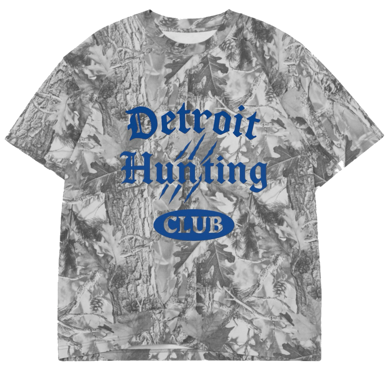 VINTAGE GREY WOOD CAMO TEE