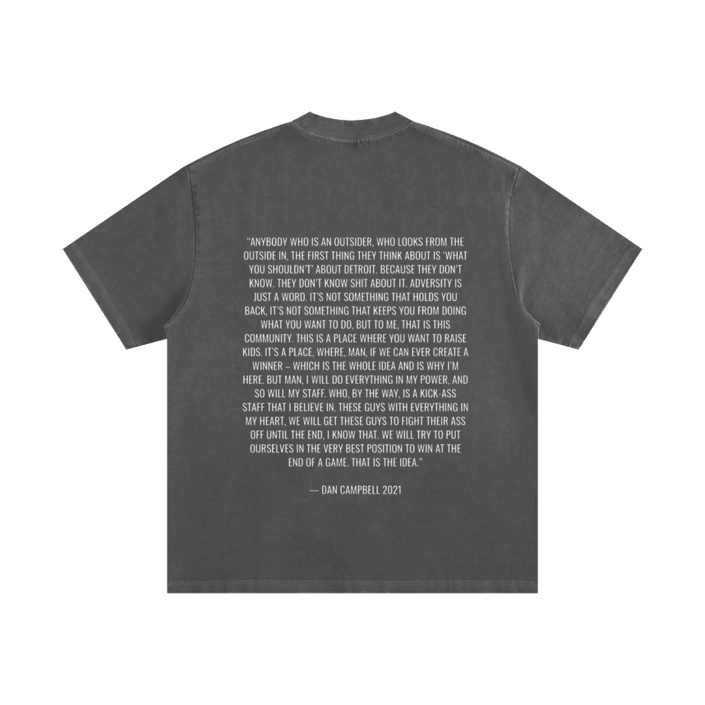 DAN CAMPBELL TEE - VINTAGE GREY