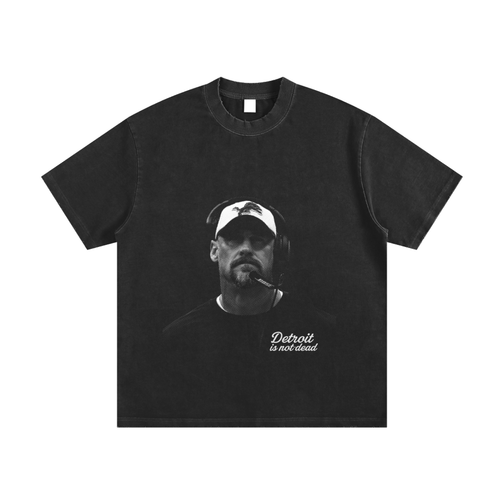 DAN CAMPBELL TEE - WASHED BLACK